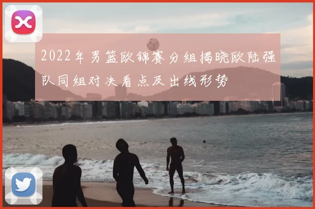 2022年男篮欧锦赛分组揭晓欧陆强队同组对决看点及出线形势